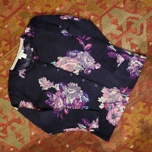 Garnet Hill merino wool cardigan XS